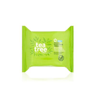 Superdrug Tea Tree Peppermint Wipes X25 1's - Facial Wipes & Tissues