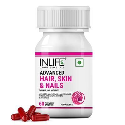 INLIFE Advanced Hair, Skin and Nails Capsule 60's - Hair & Skin