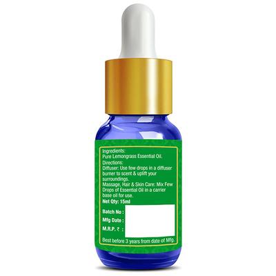 Stbotanica Pure Lemongrass Essential Oil 15 ml - Essential Oils