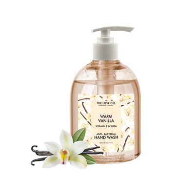 The Love Co. Warm Vanilla Hand Wash For Moisturized Hand - Gentle Cleanser for Soft Hands - Liquid Hand Soap Suitable for Sensitive Skin 300 ml - Hand Wash & Soaps