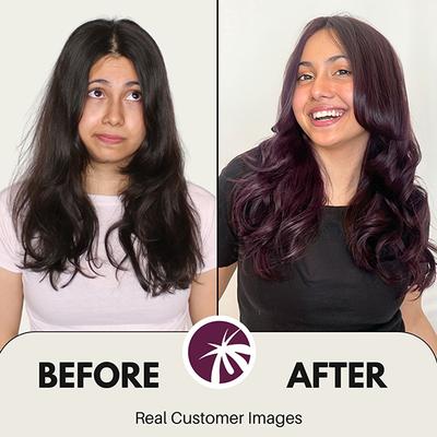 Paradyes Semi Permanent Velvet Burgundy Glossy Hair tint Enriched with Herbal Extracts 160 gm - Crème