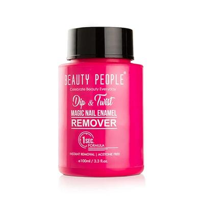 Beauty People Dip & Twist Magic Nail Enamel Remover 100 ml - Nail Polish Remover
