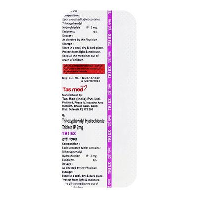 TRI EX 2MG TABLET 10'S - Parkinsonism-Apd
