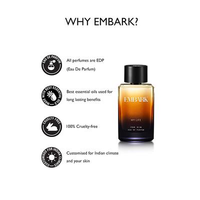 My Life For Him - EDP 100 ml - Men Perfumes (Edt/Edp)