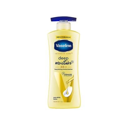 Vaseline Deep Moisture Body Lotion for Cushion Soft Skin With Ceramides Hyaluron 400 ml - Lotions & Creams