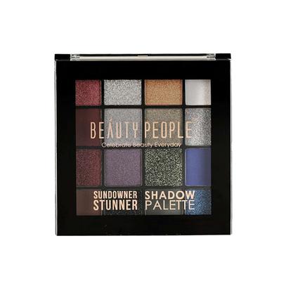 Beauty People Sundowner Stunner Shadow Palette - 16 Colors Sundowner Stunner 18 gm - Eye Shadow Palettes