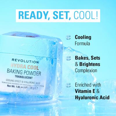 Makeup Revolution Hydra Cool Cooling Loose Baking Powder 30 gm - Loose Powder