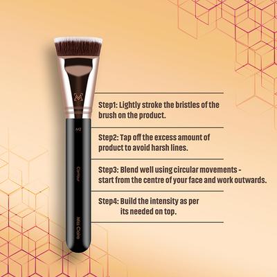 Miss Claire M2 - Contour Brush (Rose Gold) 1's - Face Brush
