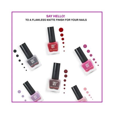 Streetwear Nail Enamel (Matte) - Warm Brown 8 Ml - Nail Polish