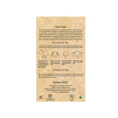 HM Herbal Me 100% Organic Neem Powder 120gm - Powder