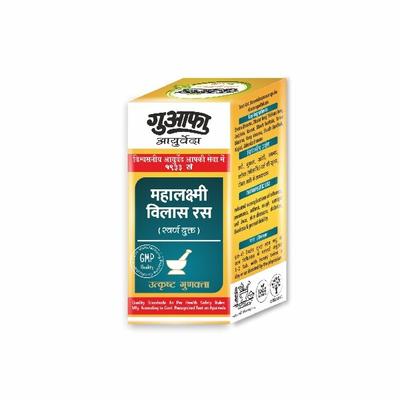 Guapha Ayurveda Mahalaxmi Vilas Ras (with Gold) Tablet 30's - Speciality Medicines