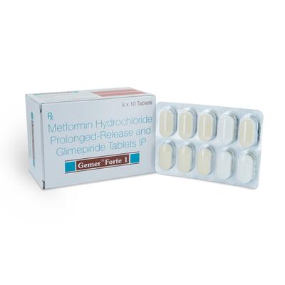Gemer Forte 1mg Tablet 10'S - Diabetes-Ant