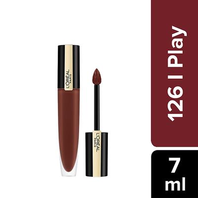 L'Oreal Paris Rouge Signature Matte Liquid Lipstick,126 I Play 7 Gm - Lipsticks