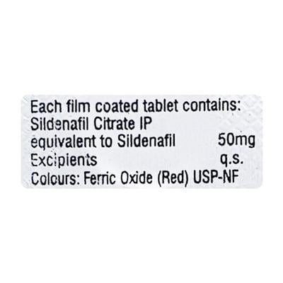 Caverta 50mg Tablet 4'S - Impotence/Erectile Dysfunction (Ed)