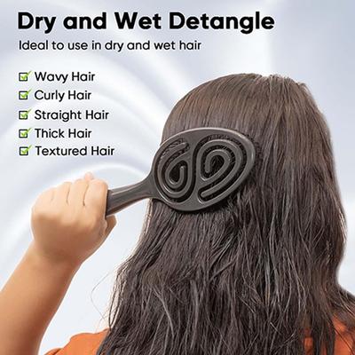 Vega Hair Brush,Vented Hair Brush for Women and Men, for Quick Blow Drying, Wet and Dry Hair (DTB-03) 107 gm - Hair Brushes