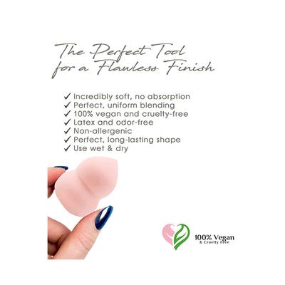 Allure Makeup Blender Sponge - Pear Peach 1's - Sponges & Applicators