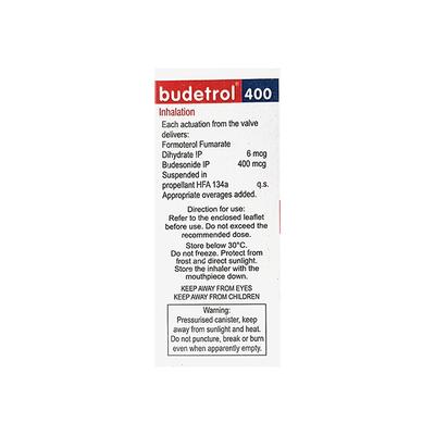 Budetrol 400 Inhaler 120md 1's - Asthma/COPD-Ast