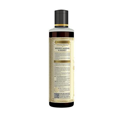 KHADI NATURAL WOODY SANDAL & HONEY HAIR CLEANSER SLS & PARABEN FREE 210 ml - Shampoos