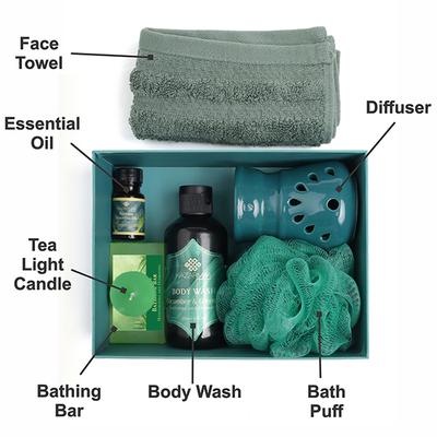 Kazarmaa Natural luxury Bath & Spa gift set 900 gm - Shower Gels & Body Wash