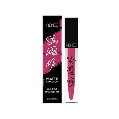 RENEE Stay With Me Matte Lip Color - Rule Of Raspberry 5 ml - Liquid Lipsticks