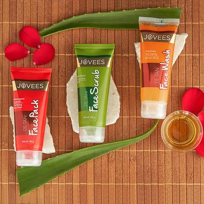 Jovees Herbal De-Tan Face Wash Improves Skin Clarity 120ml - Face Wash & Cleansers