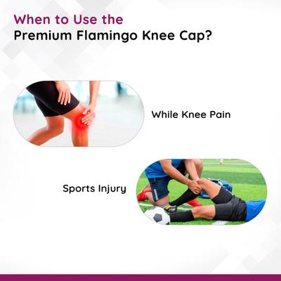 Flamingo Premium Knee Cap - Blue (OC 2127) (M) 1's - Knee/Leg Supports