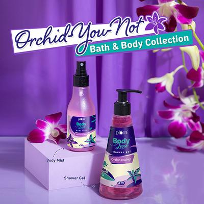 Plum Bodylovin' Orchid-You-Not Shower Gel SLS-Free Body Wash for Women Long Lasting Floral Fragrance 500 ml - Shower Gels & Body Wash