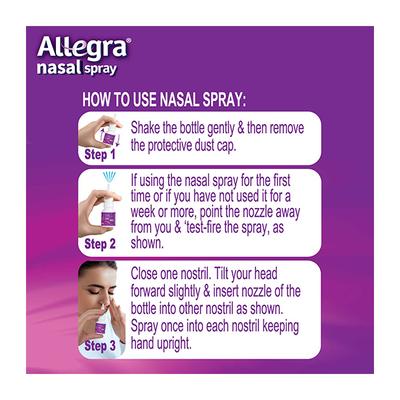 ALLEGRA Nasal Spray 120mdi - Nasal Congestion-Nas