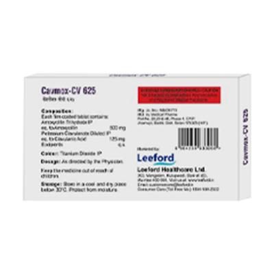 CAVMOX CV 625 Tablet 10's - Bacterial Infections-Pen