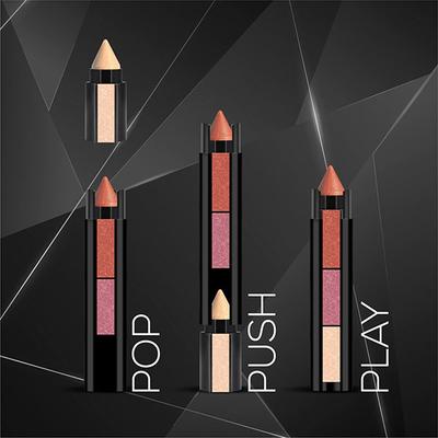 RENEE Fab 3-in-1 Eyeshadow 4.5 gm - Eye Shadow Palettes