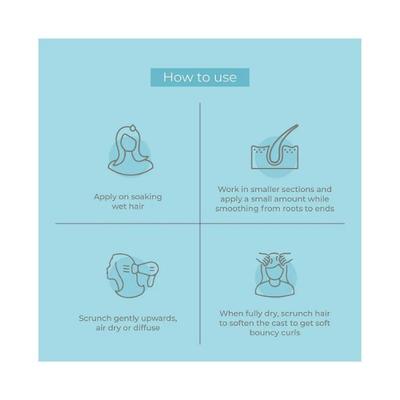 Ashba Botanics Curl Styling Serum for Curly Wavy Hair 237 ml - Hair Serums