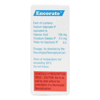 Encorate 100mg Injection 5ml - Epilepsy/Convulsion-Ant