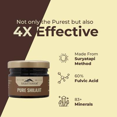 Rasayanam Pure Shilajit Resin 20 g - General Health