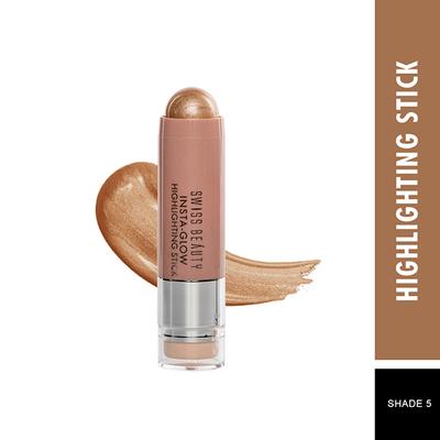 Swiss Beauty Insta Glow Highlighting Stick - (Shade-5) 6 gm - Highlighters & Illuminators