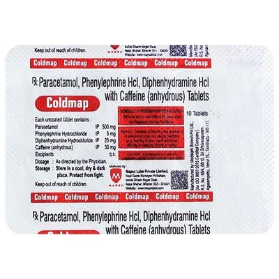 COLDMAP Tablet 10's - Cough And Cold-Cou