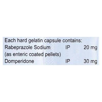 RABEPILL D Capsule 10's - Ulcer/Reflux/Flatulence-Aaa