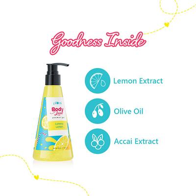 Plum BodyLovin' Lemme Lemon Shower Gel Body Wash - Lemon Fragrance 240 ml - Shower Gels & Body Wash