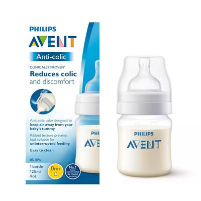 Philips Avent Natural Anti Colic Feeding Bottle (SCF810/10) 125 ml - Feeding & Nursing