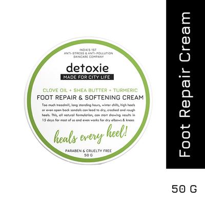 Detoxie Foot Repair and Softening Cream 50 gm - Foot Creams & Lotions