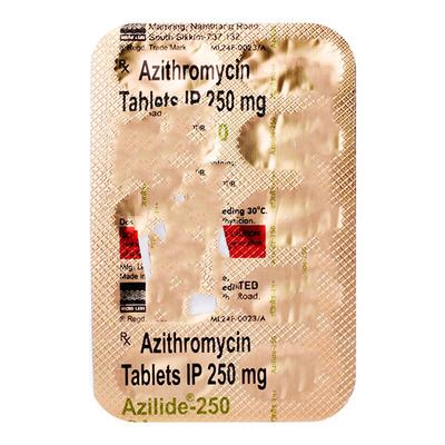 Azilide 250Mg Tablet 10's - Bacterial Infections-Mac