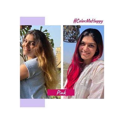 2.Oh! Semi Permanent Hair Color + Lightning Kit - Pink Combo 1's - Hair Creams