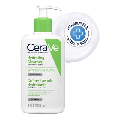 CeraVe Hydrating Cleanser For Normal To Dry Skin 236 ml - Face Wash & Cleansers