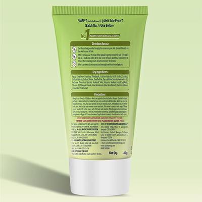 VI-John Feather Touch Hair Removal Cream Cucumber & Aloe Vera Tube for Sensitive Skin 40 gm - Shaving Creams
