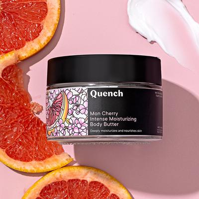 Quench Botanics Moisturizing Body Butter with Cherry Blossom Repairs Dry Damaged Skin 100 ml - Day Cream