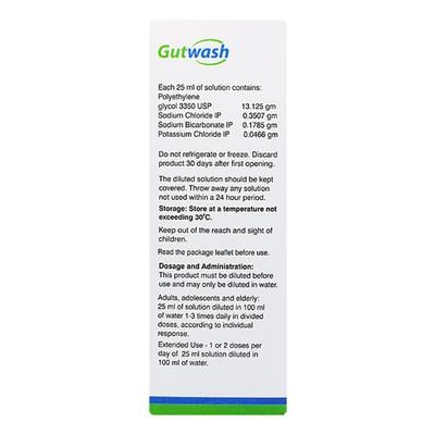 GUTWASH Oral Solution 200ml - Constipation-Lax