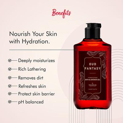 The Love Co. Oud Fantasy Body Lotion - Daily Skin Moisture for Men and Women, Intense Hydration for Dry Skin 250 ml - Creams/Oils/Lotions