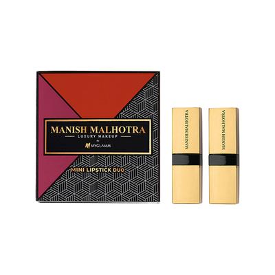 Myglamm Manish Malhotra Sundowner Soft Matte Mini Lipstick Set 2 gm - Lipsticks