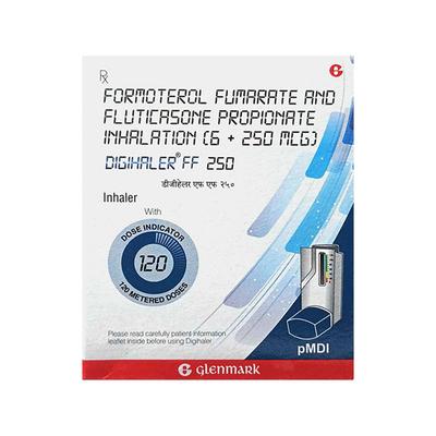 DIGIHALER FF 250 WITH DOSE INDICATOR 120MD Inhaler 7.2g - Asthma/COPD-Ast