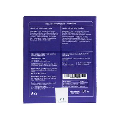 The Body Shop Black Grape Shower Gel, Body Lotion & Body Mist Gift Set 118 ml - Bath Kits & Sets