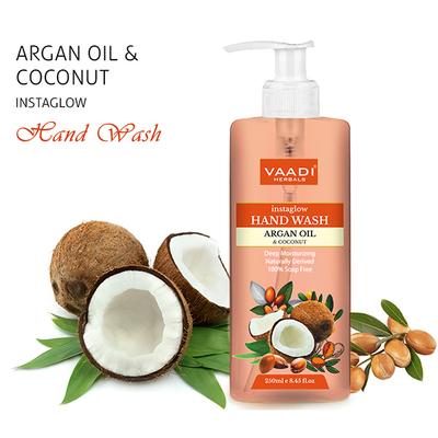Vaadi Herbals Instaglow Argan Oil & Coconut Hand Wash 250 ml - Hand Wash & Soaps